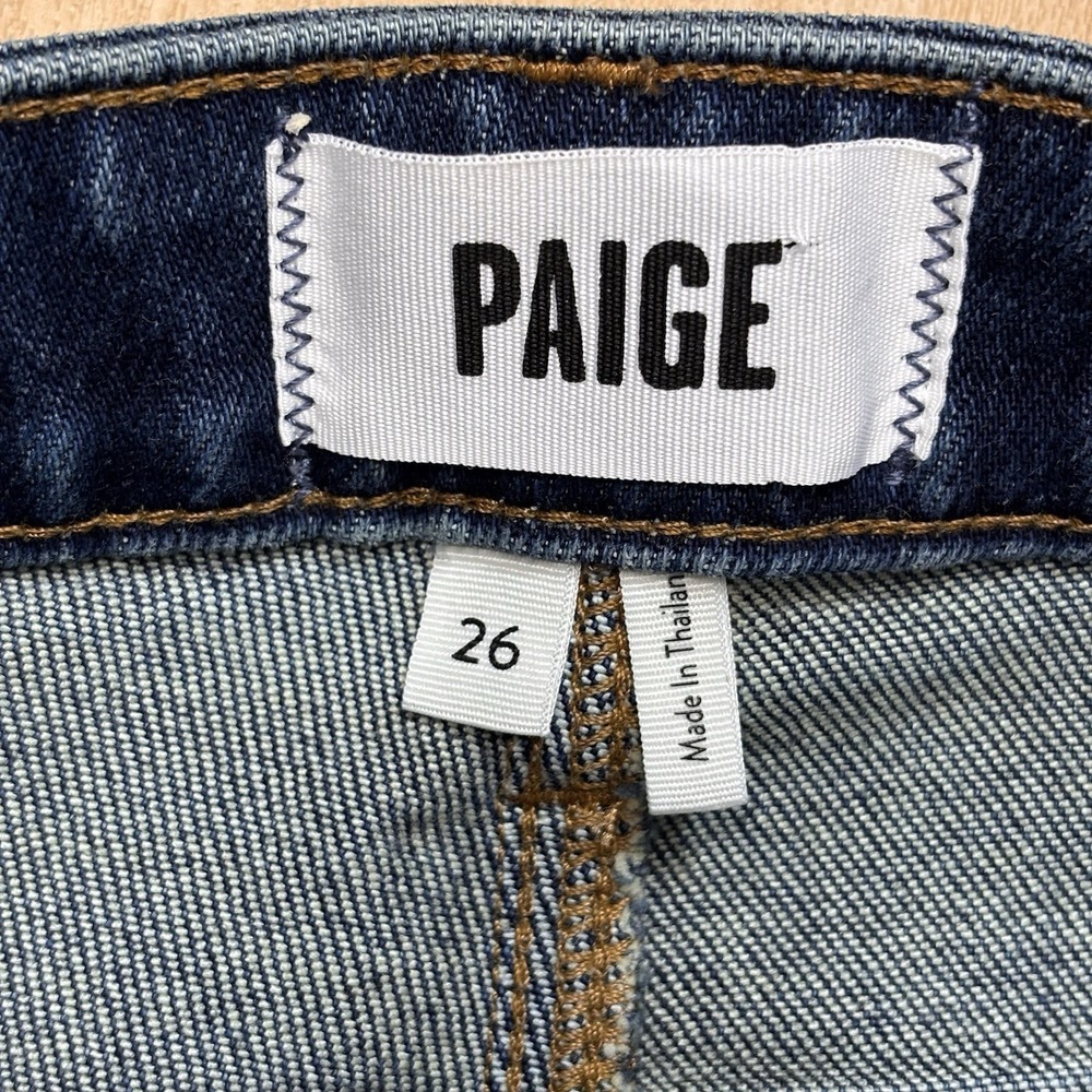 Paige Womens 26 Jeans High Rise Laurel Canyon New with Tags Flare Stretch - Picture 4 of 8